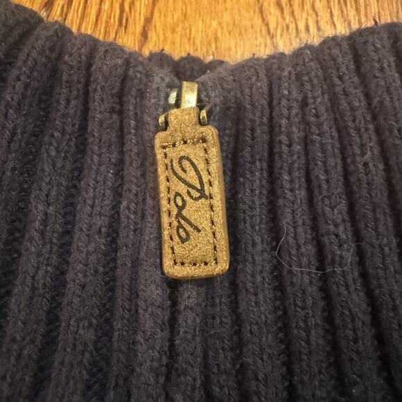 Polo Ralph Lauren Cardigan Sweater Boys 7 Full Zip Navy White Pony Logo Preppy - Picture 6 of 9